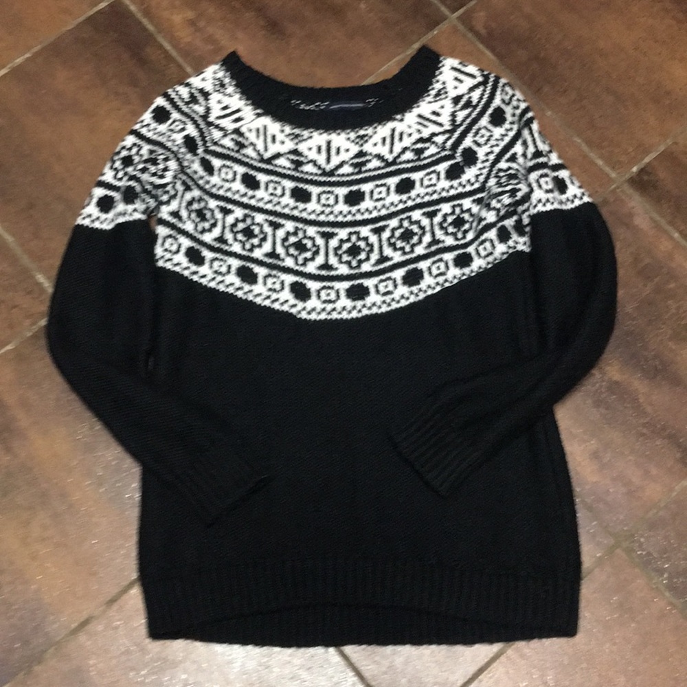 American eagle fair isles sweater